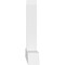 Ekena Millwork Portland Architectural Grade PVC Gable Bracket, 48"W x 24"H x 4"D x 4"F, 12/12 Pitch GBP048X24X0404POR00 - alternate 3